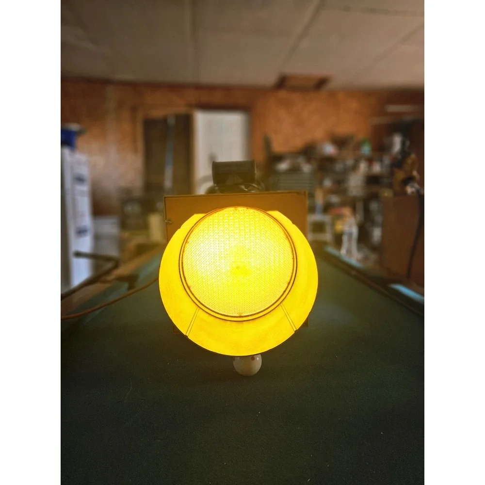 Durasig Yellow Traffic Signal Light - Mancave Decor